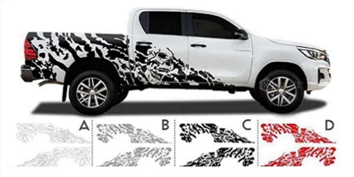 خط کشی بدنه هایلوکس GS-TH-015