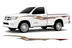 BODY STICKER STRIPE TOYOTA HILUX VIGO 2006 2D GS-TH-030
