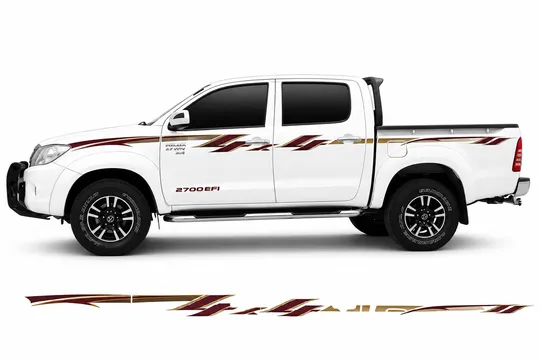 BODY STICKER STRIPE TOYOTA HILUX 2009 2D GS-TH-035