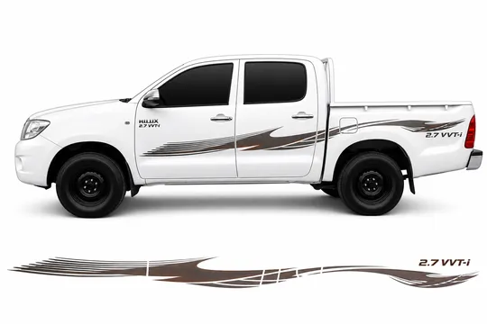 BODY STICKER STRIPE TOYOTA HILUX 2012 4D GS-TH-084
