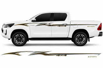 BODY STICKER STRIPE TOYOTA HILUX 2015 4D GS-TH-145