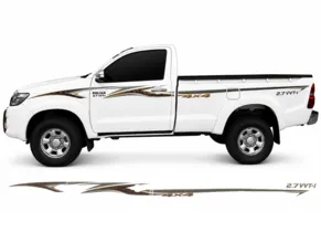 BODY STICKER STRIPE TOYOTA HILUX 2015 2D LONG GS-TH-151