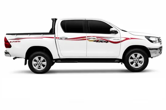 BODY STICKER STRIPE TOYOTA HILUX 2017 4D GS-TH-162