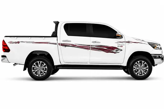 BODY STICKER STRIPE TOYOTA HILUX 2023 4D GS-TH-245