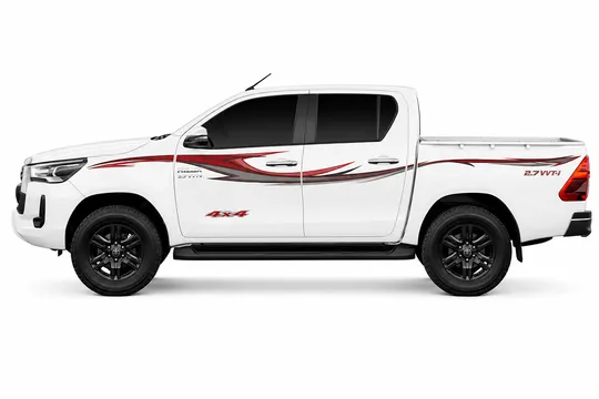 BODY STICKER STRIPE TOYOTA HILUX 2023 4D GS-TH-266