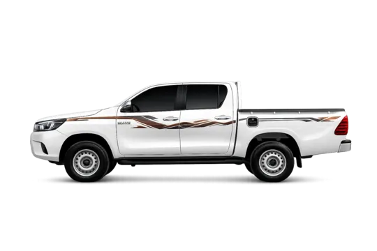 BODY STICKER STRIPE TOYOTA HILUX 2024 4D GS-TH-282