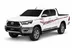 BODY STICKER STRIPE  TOYOTA HILUX 2025 4D GS-TH-292