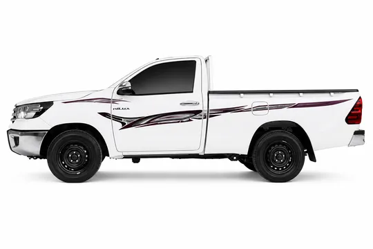 BODY STICKER STRIPE TOYOTA HILUX 2025 2D GS-TH-294