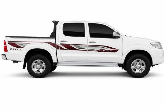 BODY STICKER STRIPE TOYOTA HILUX 2012 4D GS-TH-082
