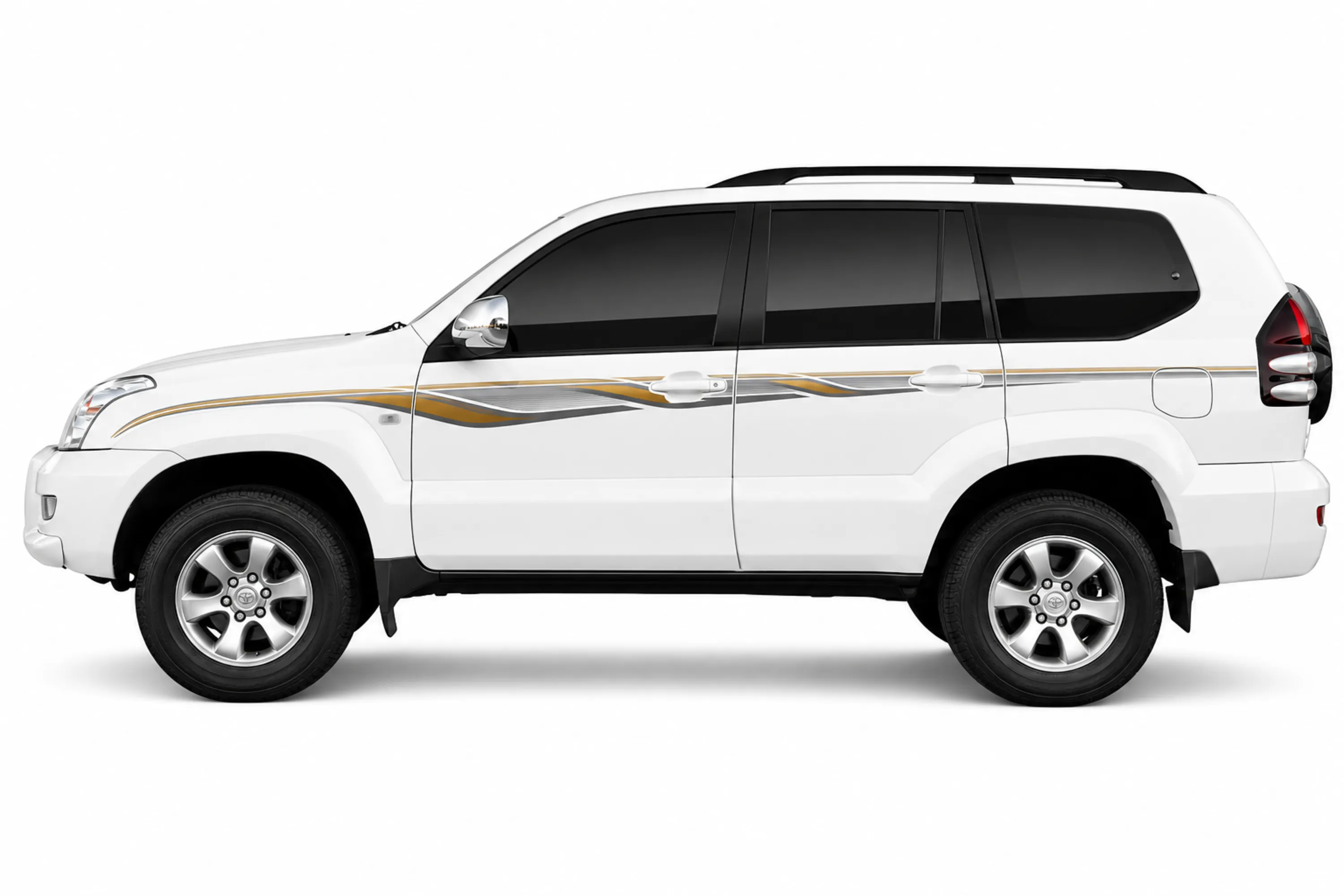BODY STICKER STRIPE TOYOTA PRADO GRJ-RZJ120 2004 UP GS-TLP-032