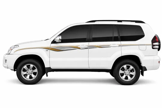 BODY STICKER STRIPE TOYOTA PRADO GRJ-RZJ120 2004 UP GS-TLP-032