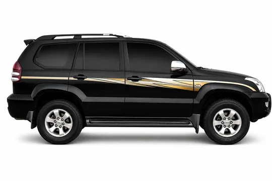 BODY STICKER STRIPE TOYOTA PRADO GRJ-RZJ120 2005 UP GS-TLP-043