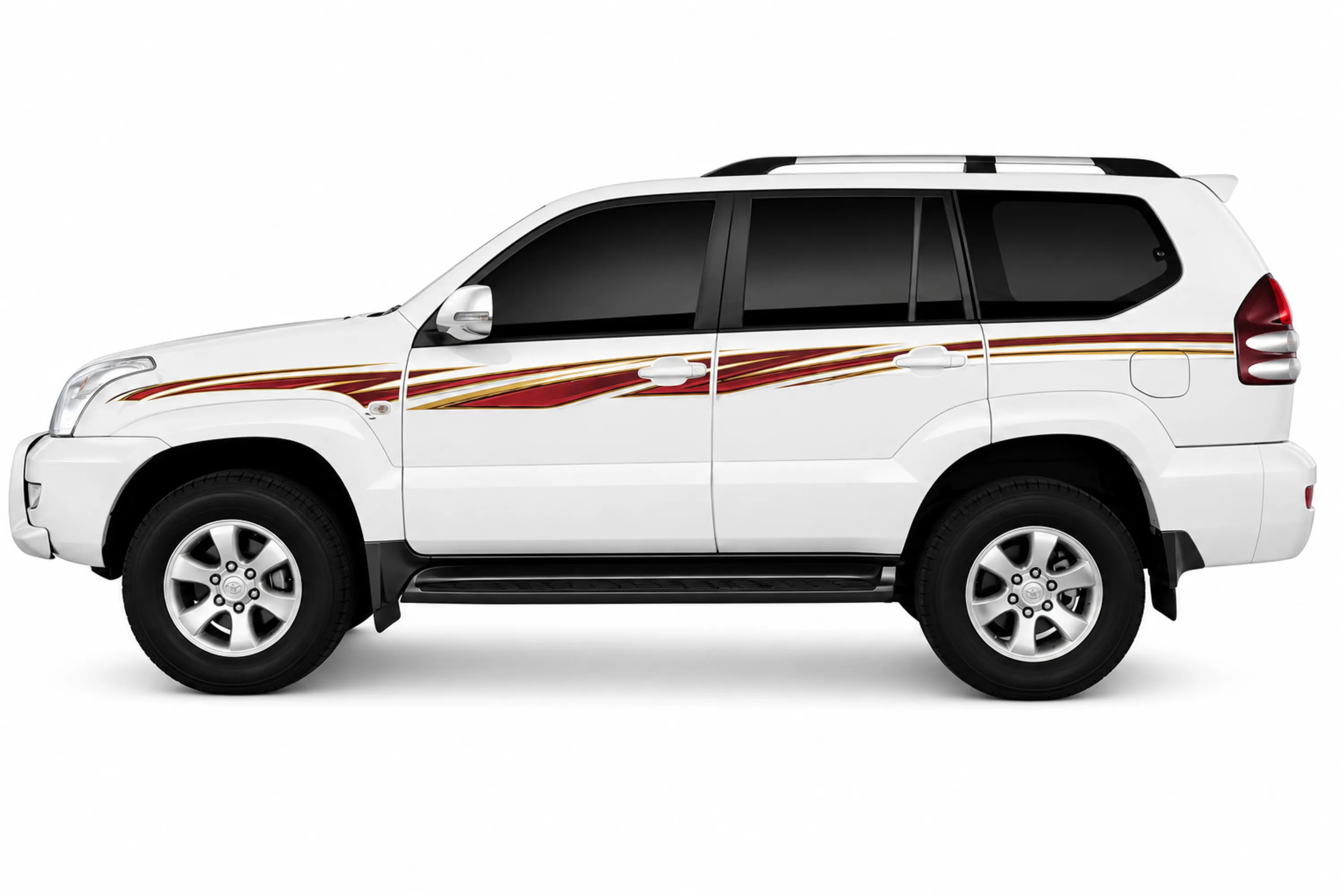 BODY STICKER STRIPE TOYOTA PRADO GRJ-RZJ120 2008 UP GS-TLP-089