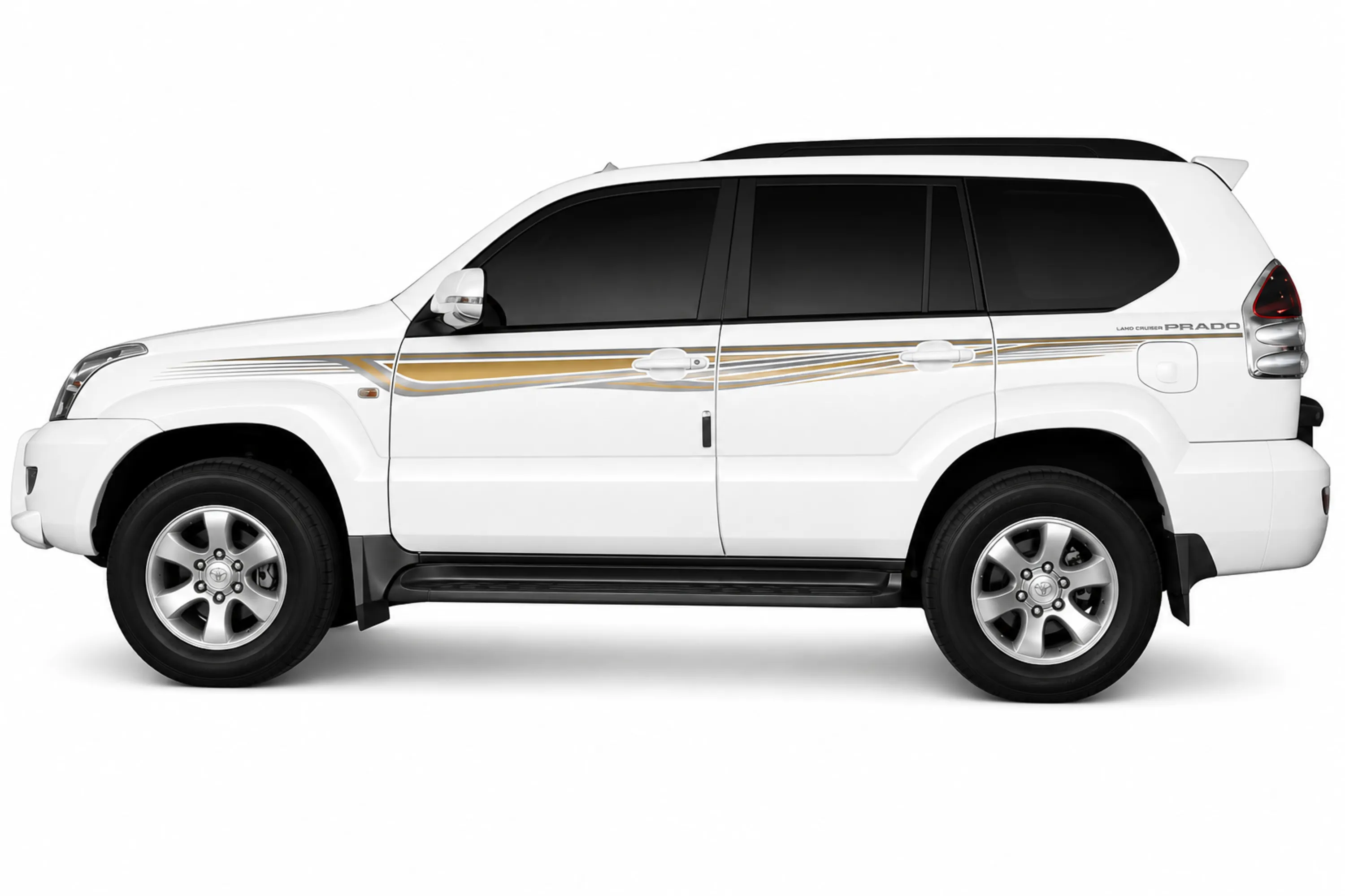 BODY STICKER STRIPE TOYOTA PRADO GRJ-RZJ120 2009 UP GS-TLP-091