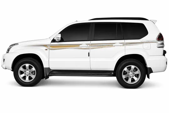 BODY STICKER STRIPE TOYOTA PRADO GRJ-RZJ120 2009 UP GS-TLP-091