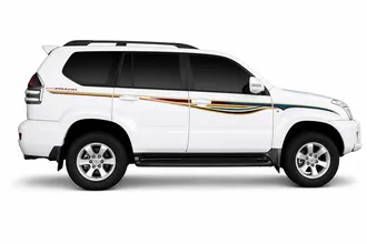 BODY STICKER STRIPE TOYOTA PRADO GRJ-RZJ120 2009 UP GS-TLP-119