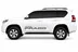 BODY STICKER STRIPE TOYOTA PRADO GRJ-RZJ120 2015 GS-TLP-206A
