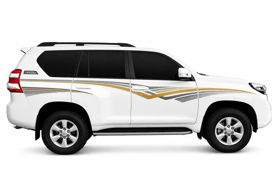BODY STICKER STRIPE TOYOTA PRADO RZJ150 2014 UP GS-TLP-194