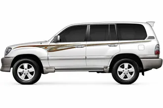 BODY STICKER STRIPE TOYOTA LAND CRUISER VX-R 2007 UP GS-TLC-071
