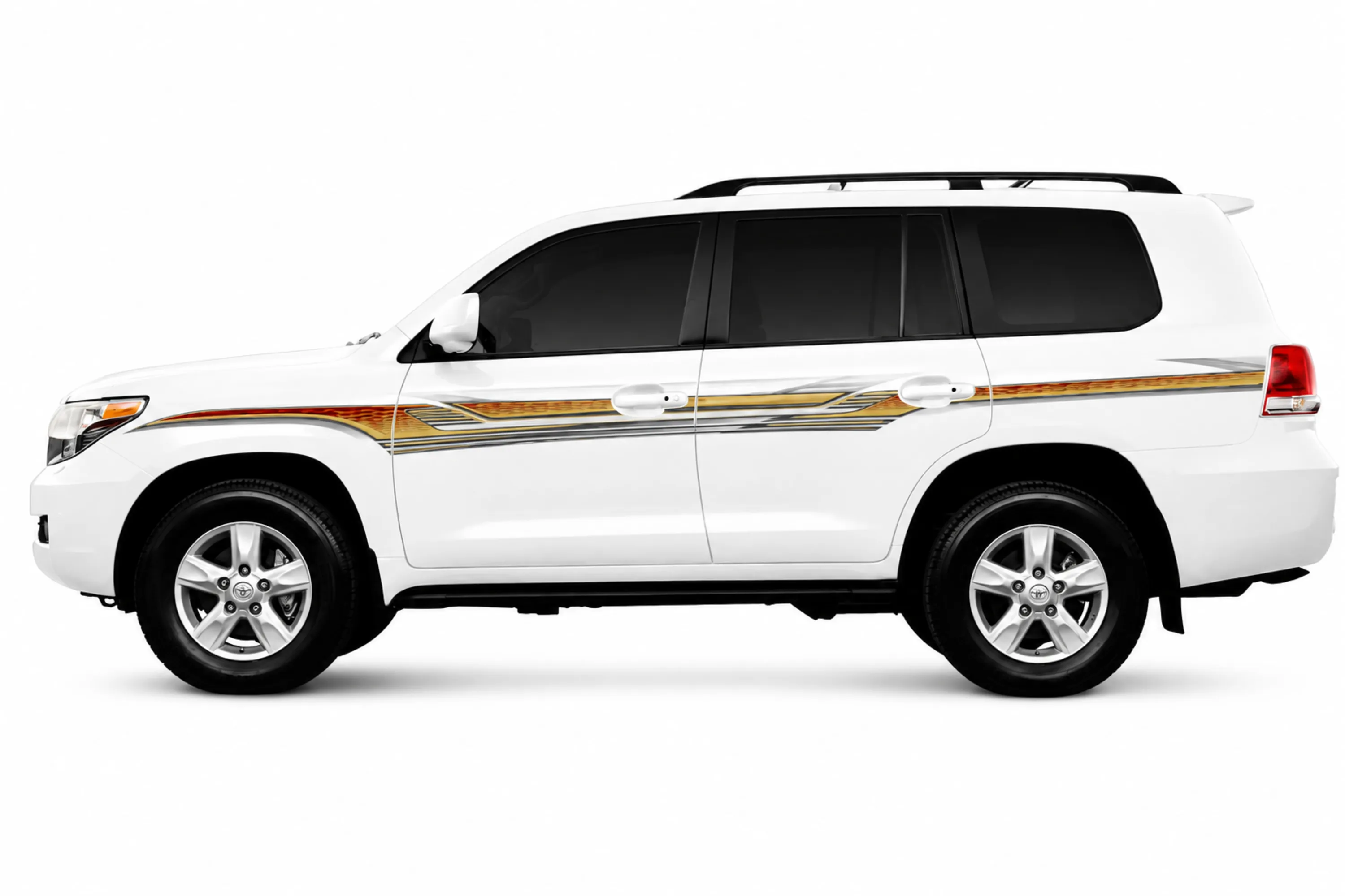 BODY STICKER STRIPE TOYOTA LAND CRUISER UZJ200 GX-R 2008 UP GS-TLC-074