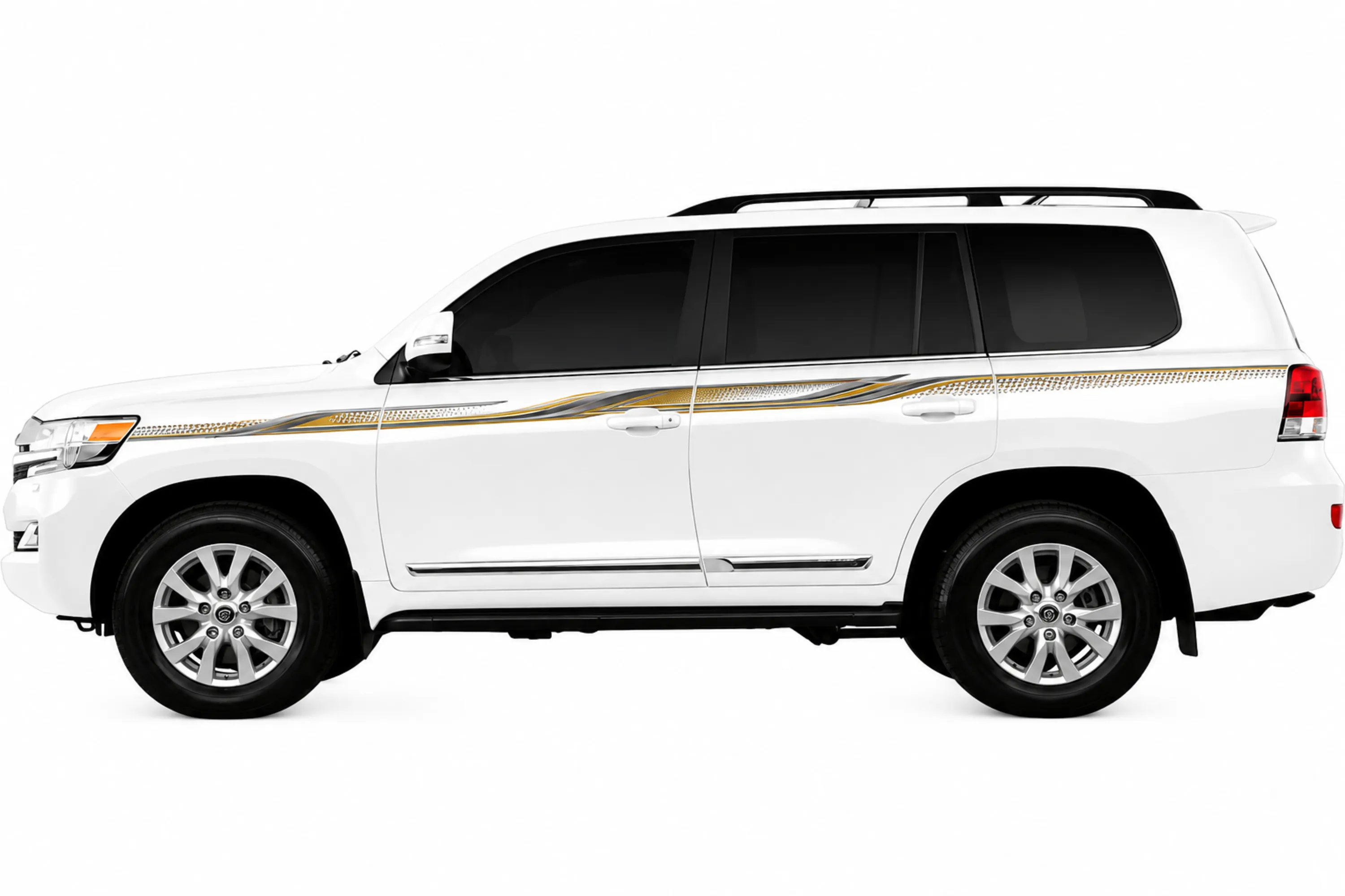 BODY STICKER STRIPE TOYOTA LAND CRUISER VX-R 2015 GS-TLC-209