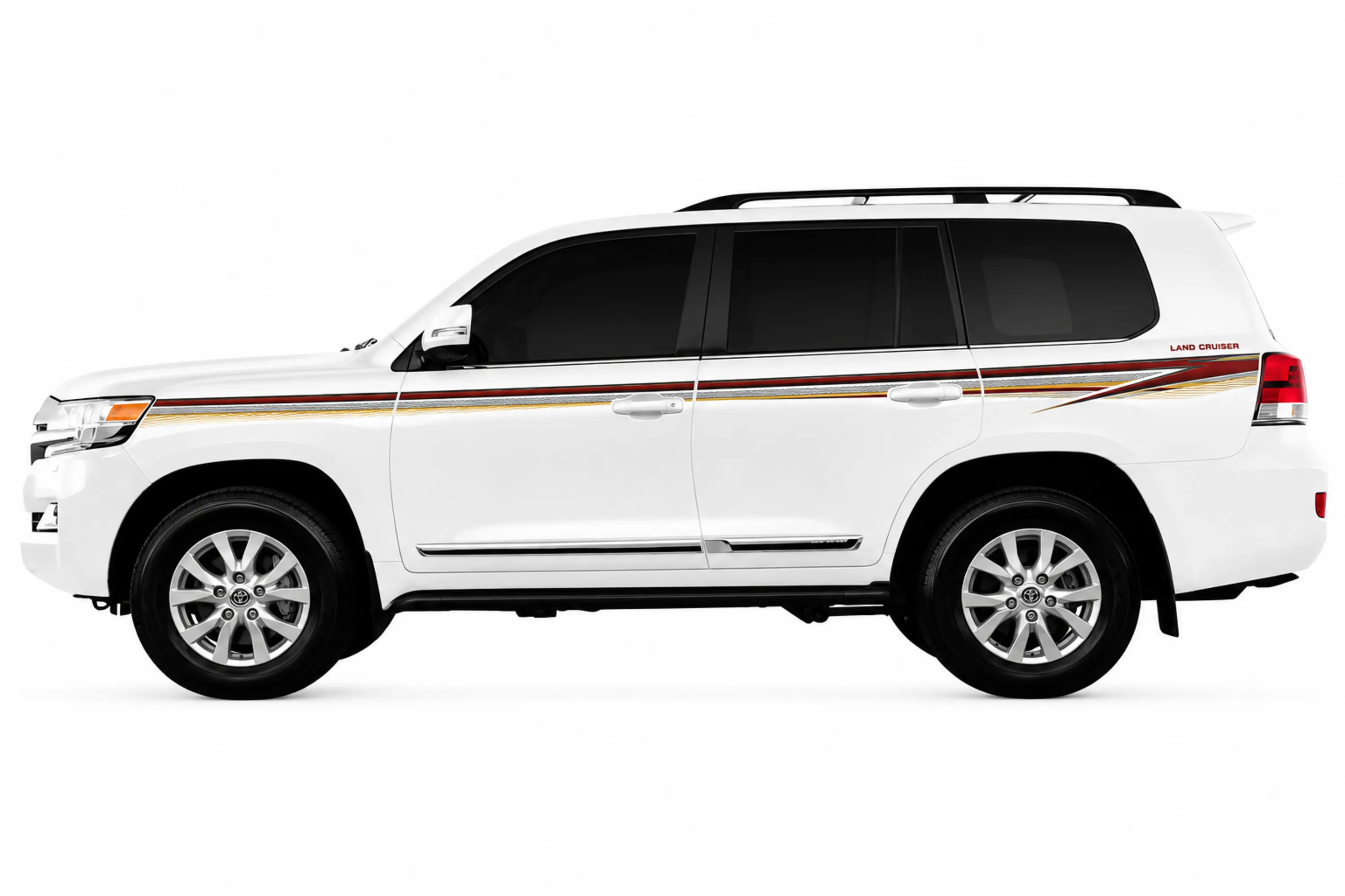 BODY STICKER STRIPE TOYOTA LAND CRUISER 2015 GX-R UP GS-TLC-208