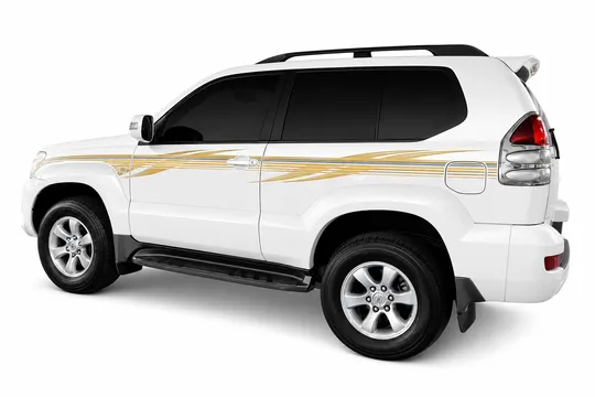 BODY STICKER STRIPE TOYOTA PRADO GRJ-RZJ120 2007 2D UP GS-TLP-061B