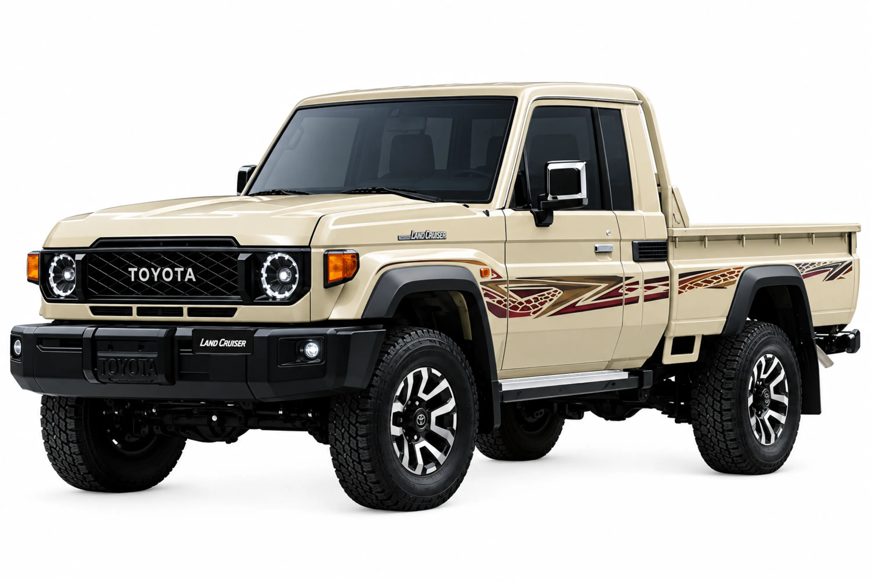 BODY STICKER STRIPE TOYOTA LAND CRUISER LC79 2024 CS-LCP-127