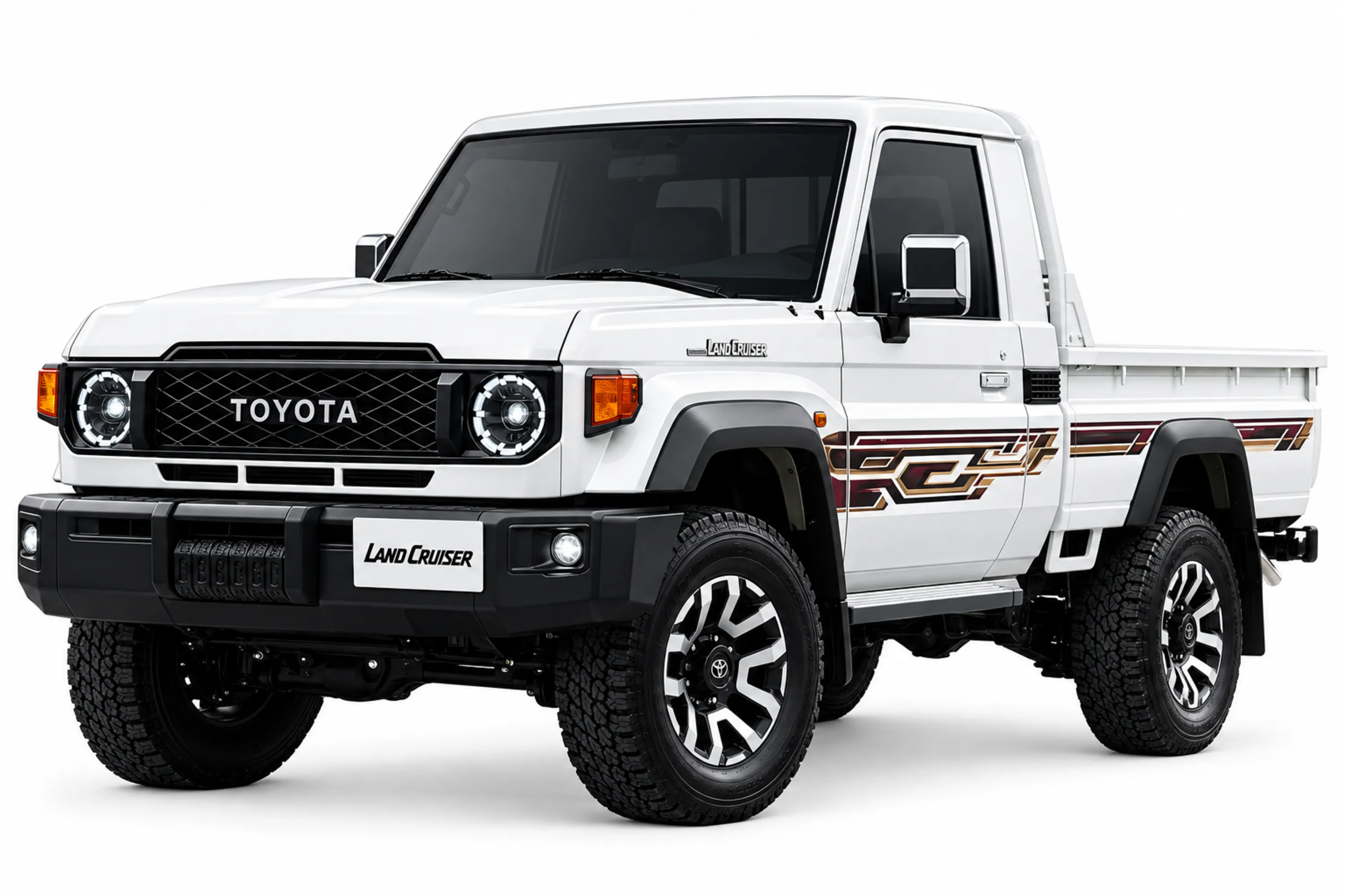 BODY STICKER STRIPE TOYOTA LAND CRUISER LC79 2023 CS-LCP-126