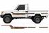 BODY STICKER STRIPE TOYOTA LAND CRUISER LC79 2023 CS-LCP-106