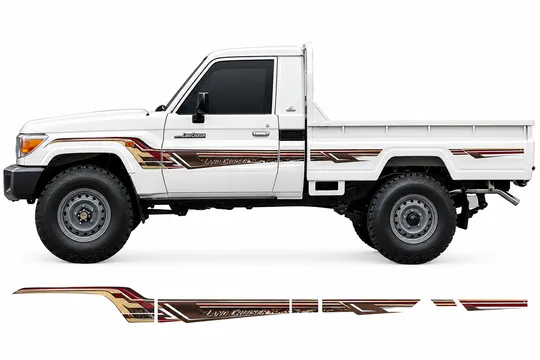 BODY STICKER STRIPE TOYOTA LAND CRUISER LC79 2022 GS-LCP-093