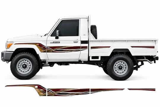 BODY STICKER STRIPE TOYOTA LAND CRUISER LC79 2021 GS-LCP-086