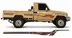 BODY STICKER STRIPE TOYOTA LAND CRUISER LC79 2012 GS-LCP-042