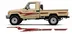 BODY STICKER STRIPE TOYOTA LAND CRUISER LC79 2010 GS-LCP-028