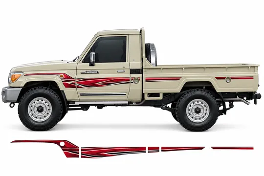 BODY STICKER STRIPE TOYOTA LAND CRUISER LC79 2020 GS-LCP-078