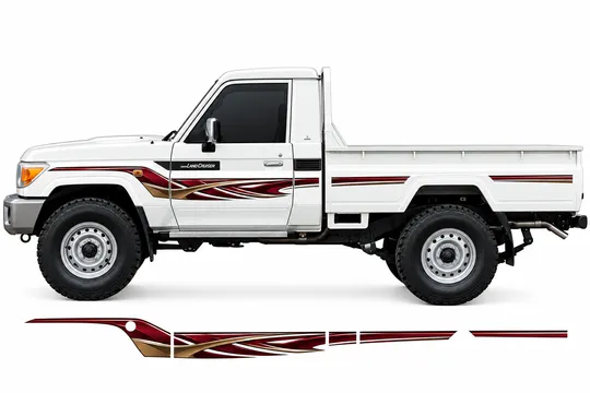 BODY STICKER STRIPE TOYOTA LAND CRUISER LC79 2019 GS-LCP-072